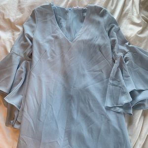 NWOT blue boutique bell sleeve sundress